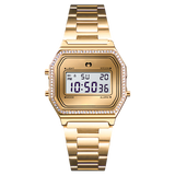Orologio digitale vintage glitter ~ Oro