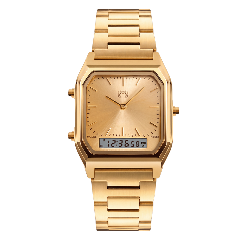 Vintage-Retro-Uhr ~ GoldPassion