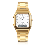 Vintage Retro Uhr ~ Weißgold
