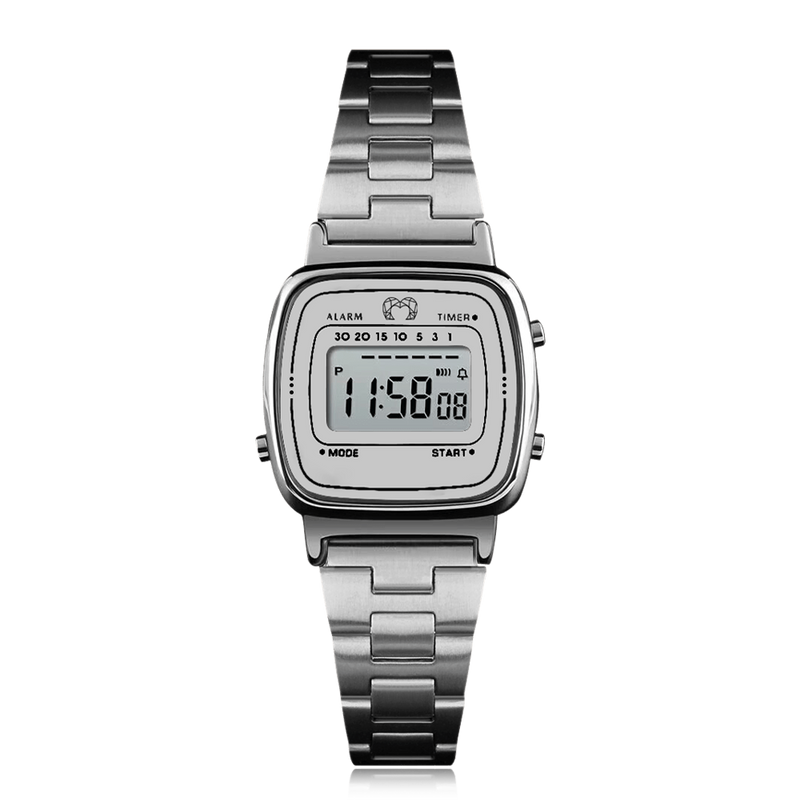 Vintage Mini Watch ~ Silver - SophiaJewels