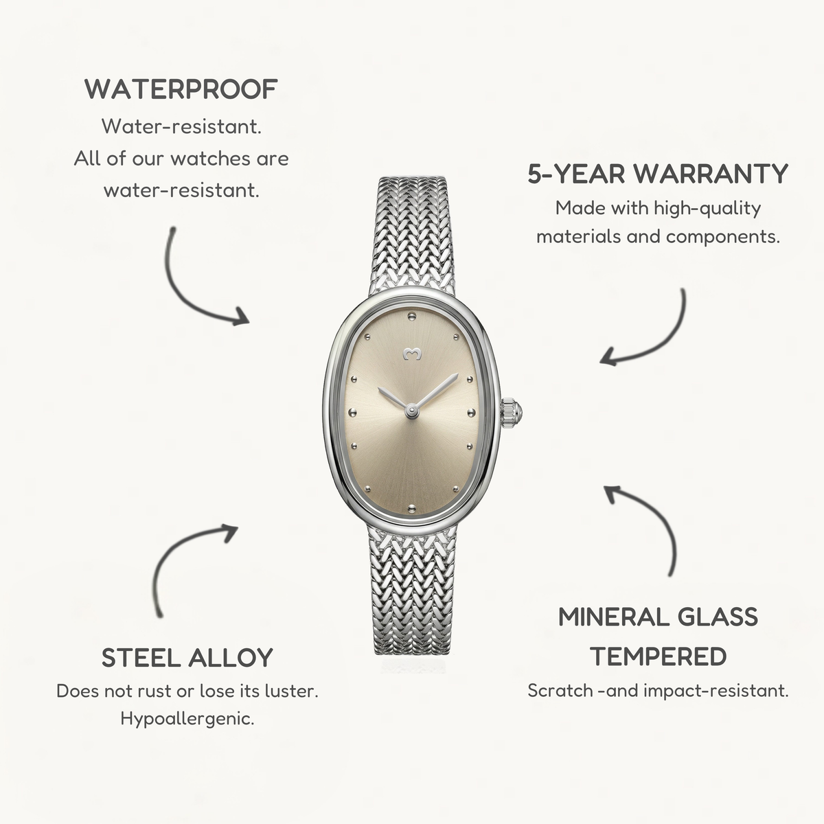 Vintage Royal Watch ~ Silver