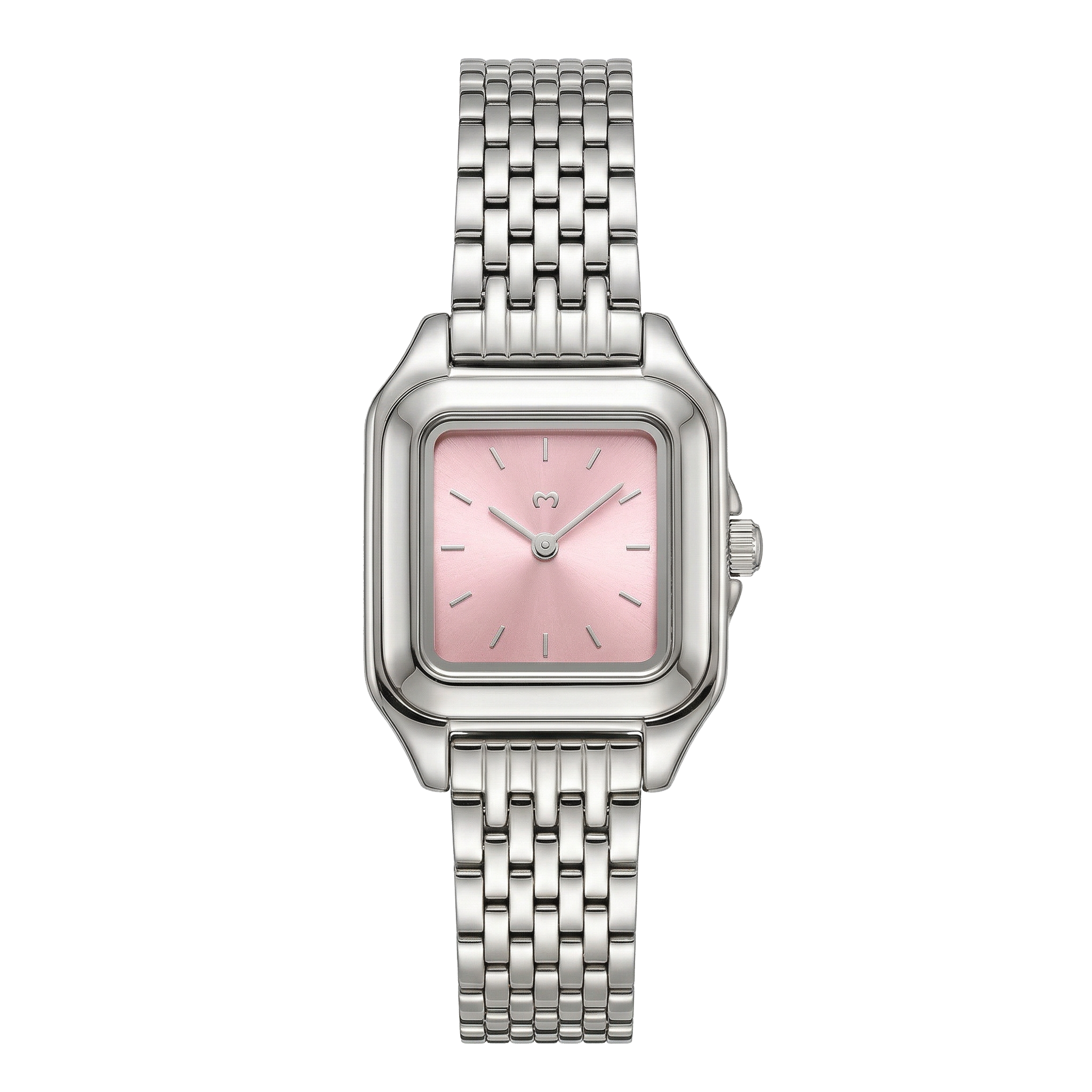 Montre ~ Hampton Silver-Pink