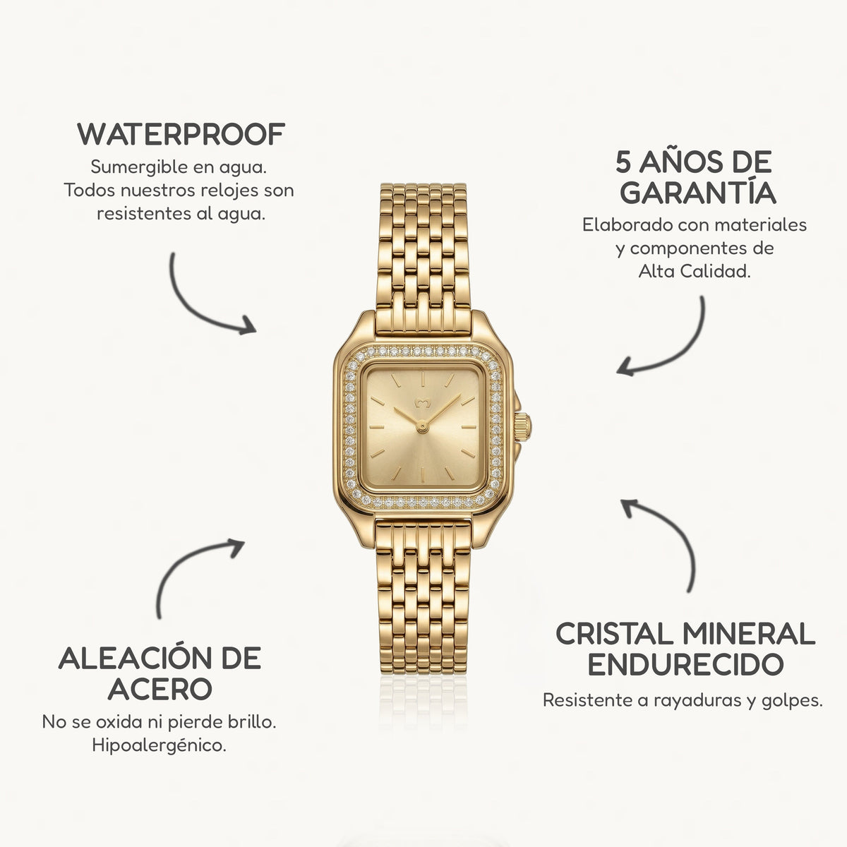Montre ~ Hampton Lux GoldPassion