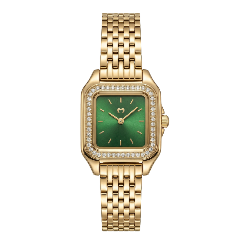 Montre ~ Hampton Lux Gold-Green