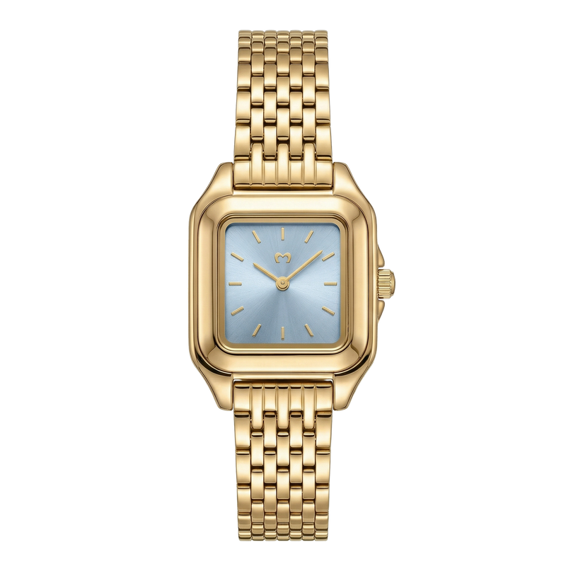 Montre ~ Hampton Gold-Blue