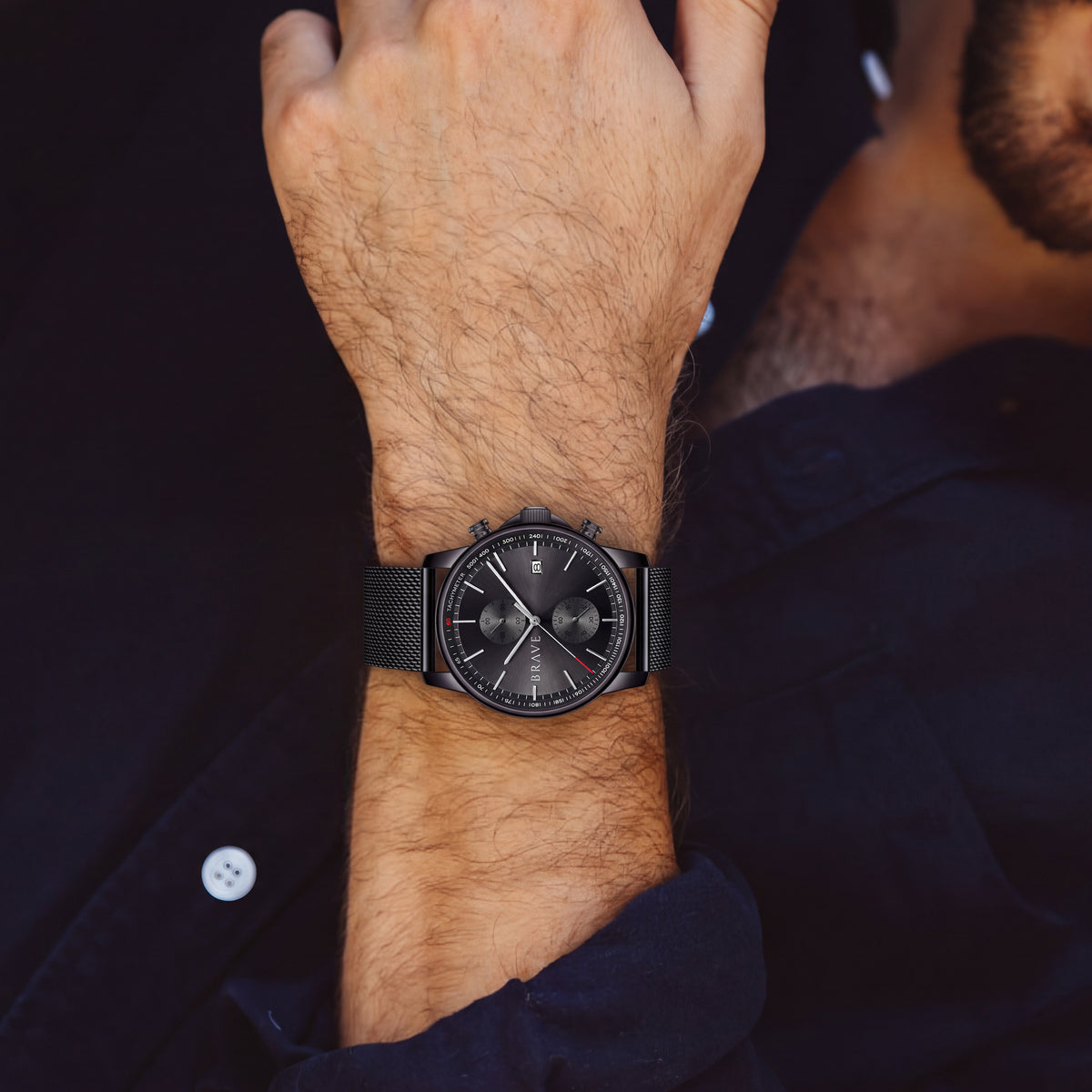 Orologio BRAVE ~ Atlantis Black