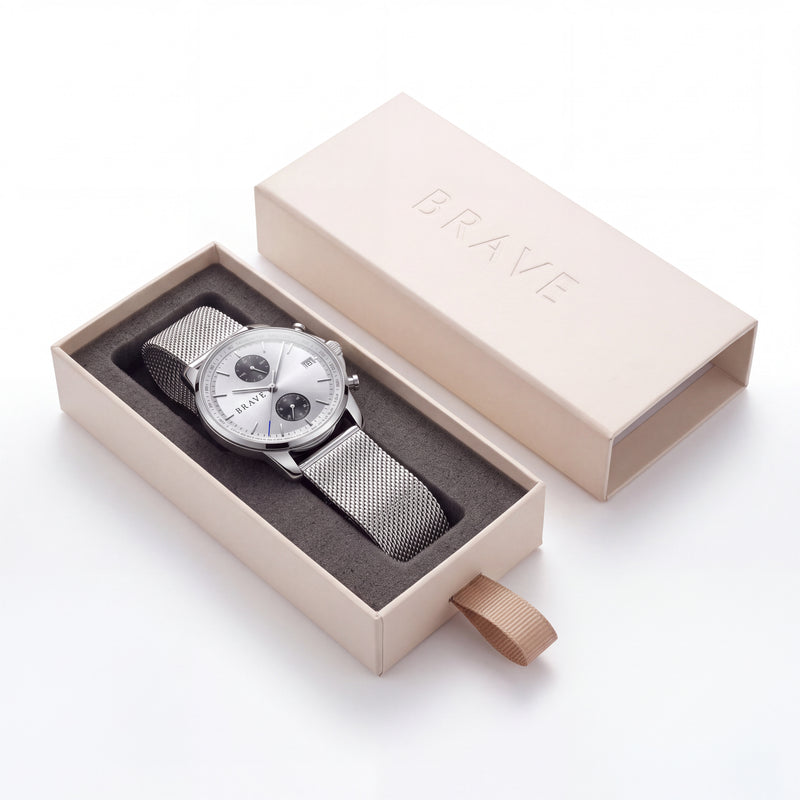 Orologio BRAVE ~ Atlantis Silver
