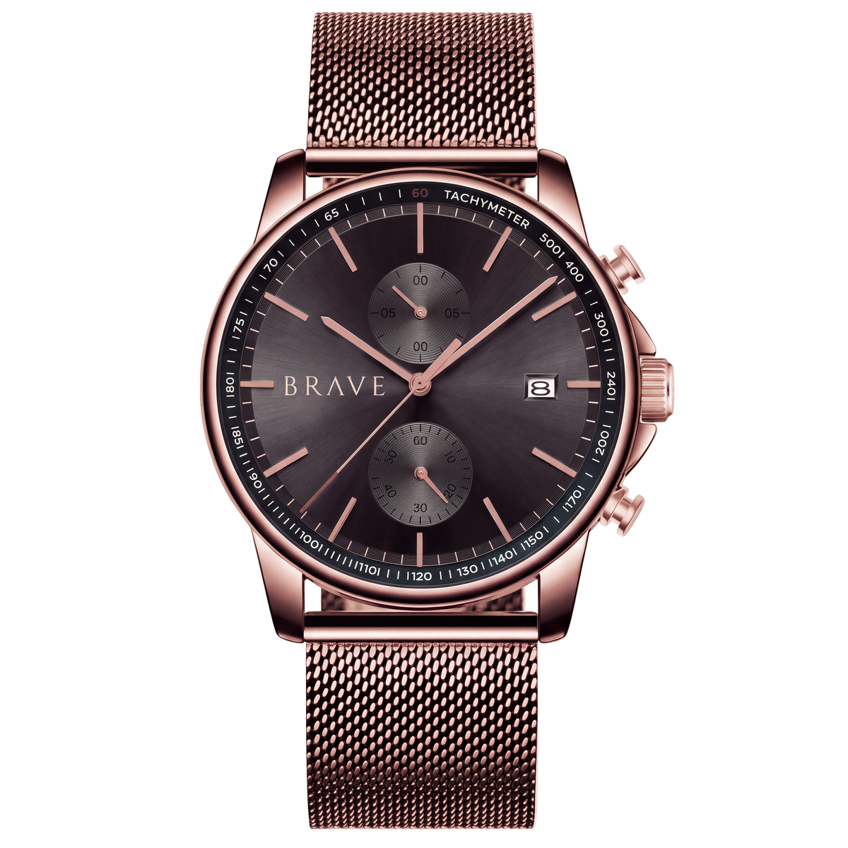 Orologio BRAVE ~ Atlantis Rose Gold-Black