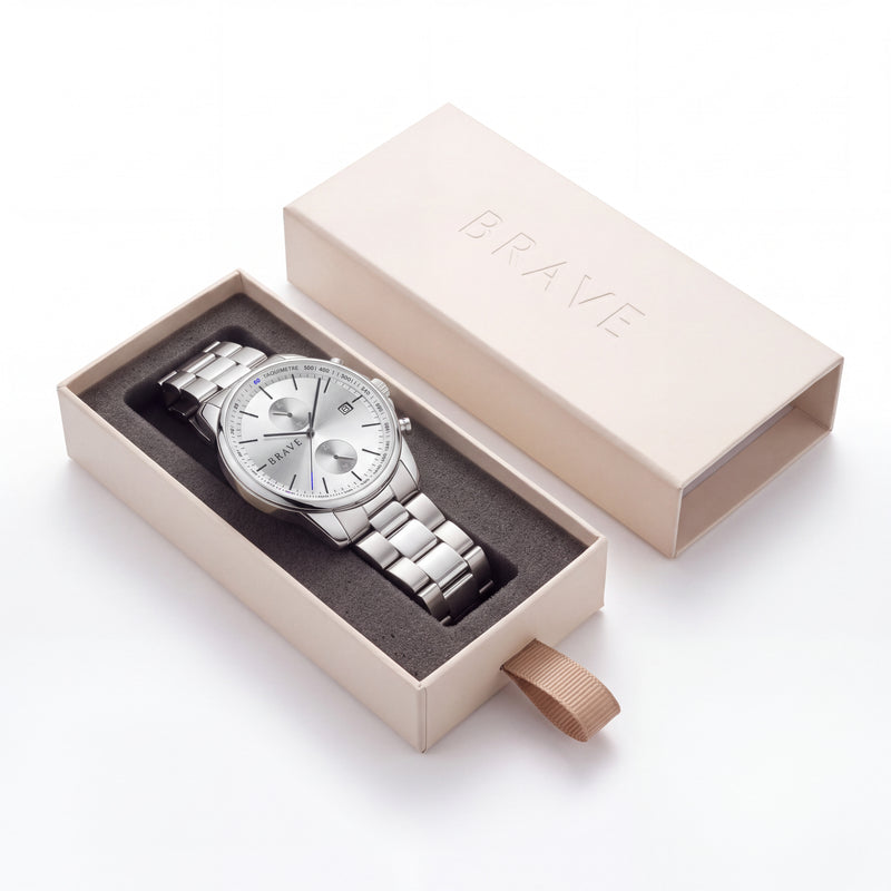 Montre Monarch ~ Silver BRAVE