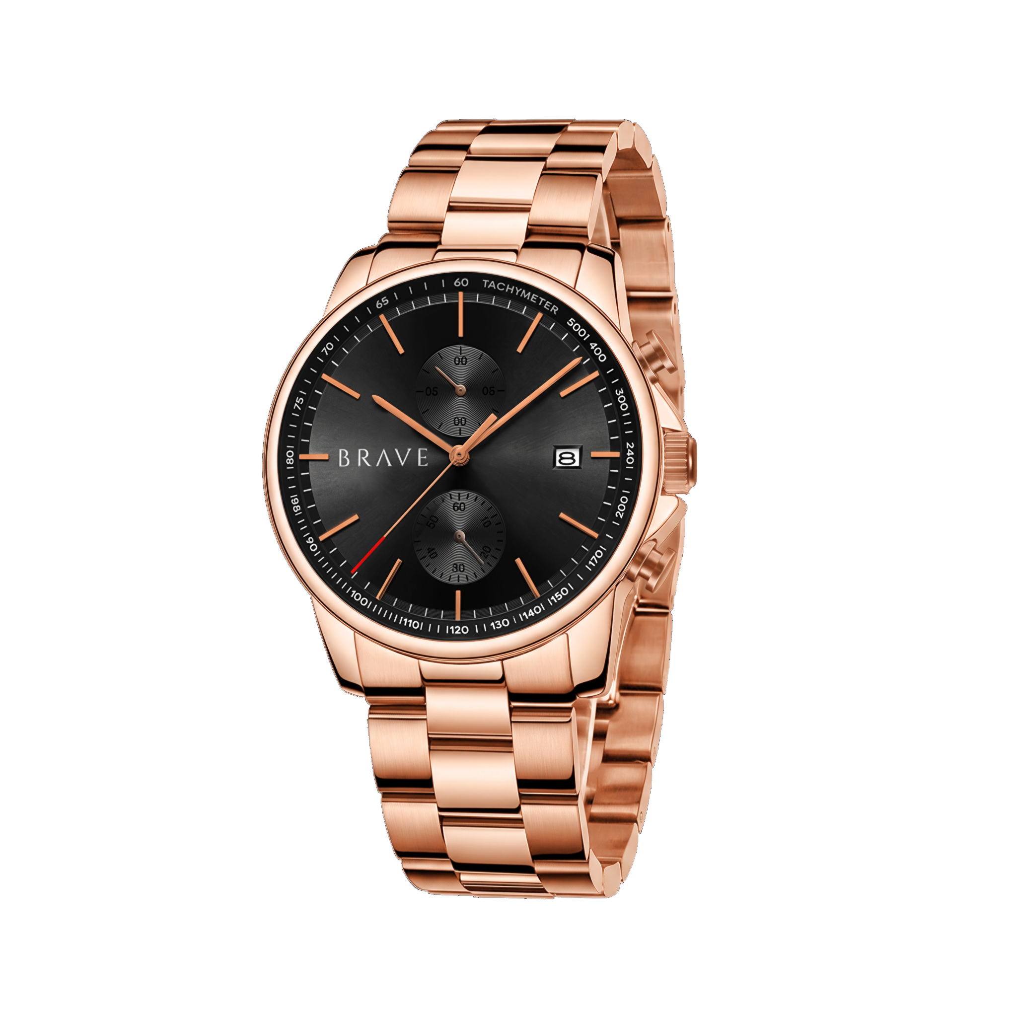 Montre BRAVE ~ Monarca Rose Gold-Black