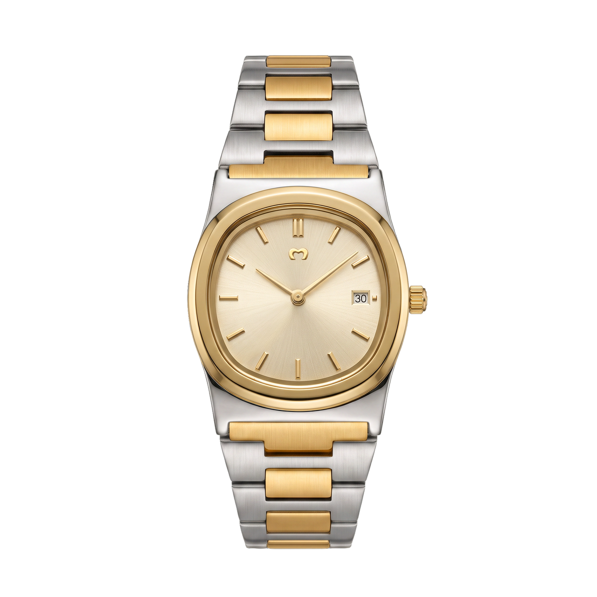 Zarte Uhr ~ Silber-Gold