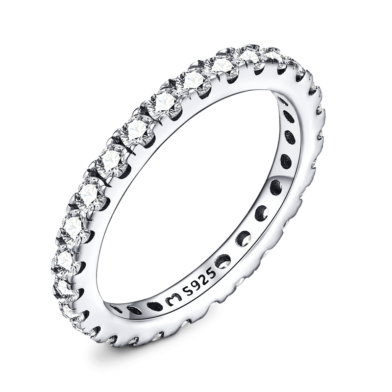 Bague polie