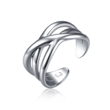 Bague Bandes Croisées