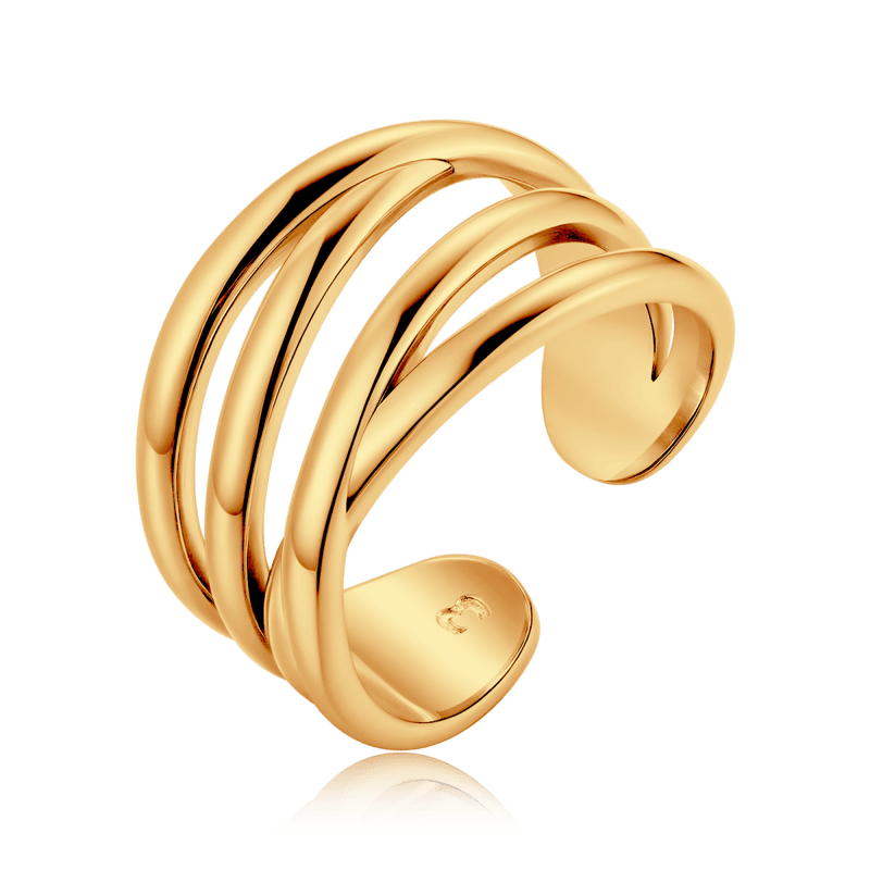 Bague à bandes parallèles