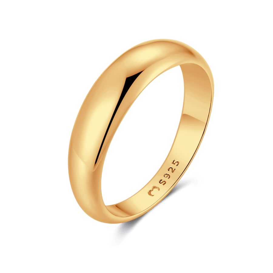Bague Mariage Classique · Plaqué Or 18K / 5