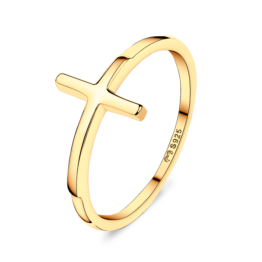 Bague croisée · Plaqué Or 18K / 4