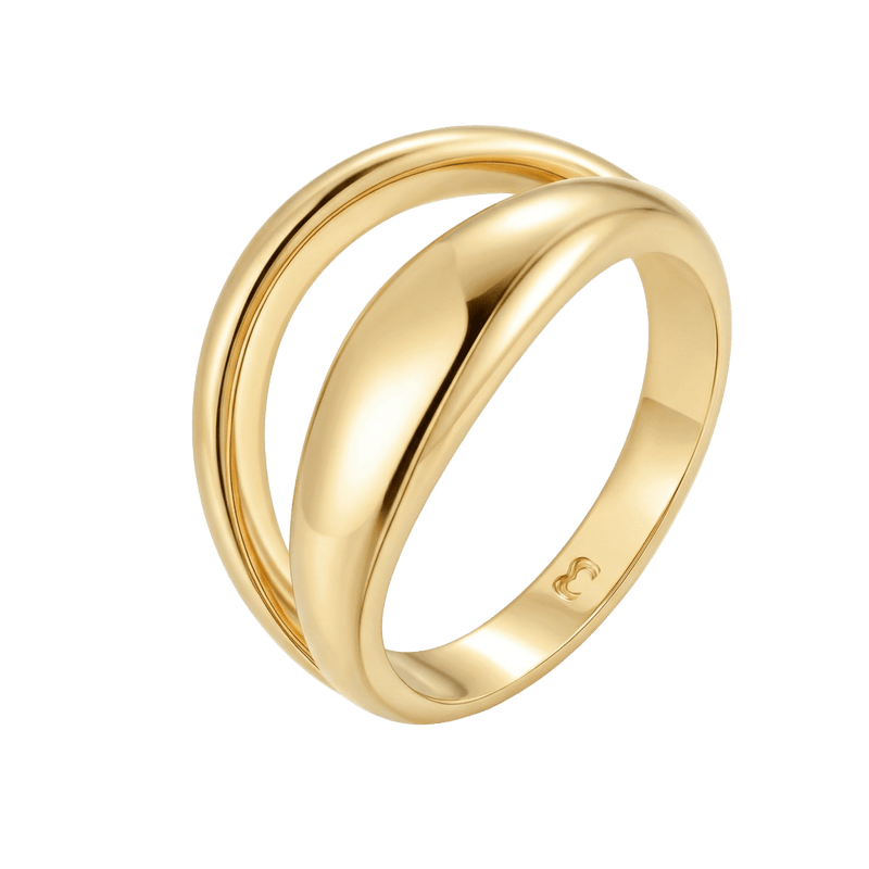 Bague double bande
