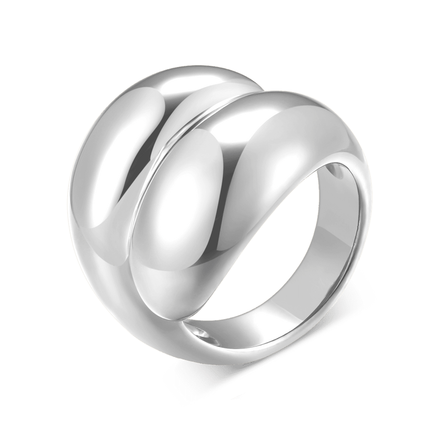 Skulpturaler Ring · Silber / 6