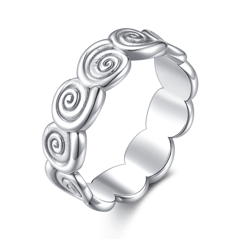 Bague spirales continues