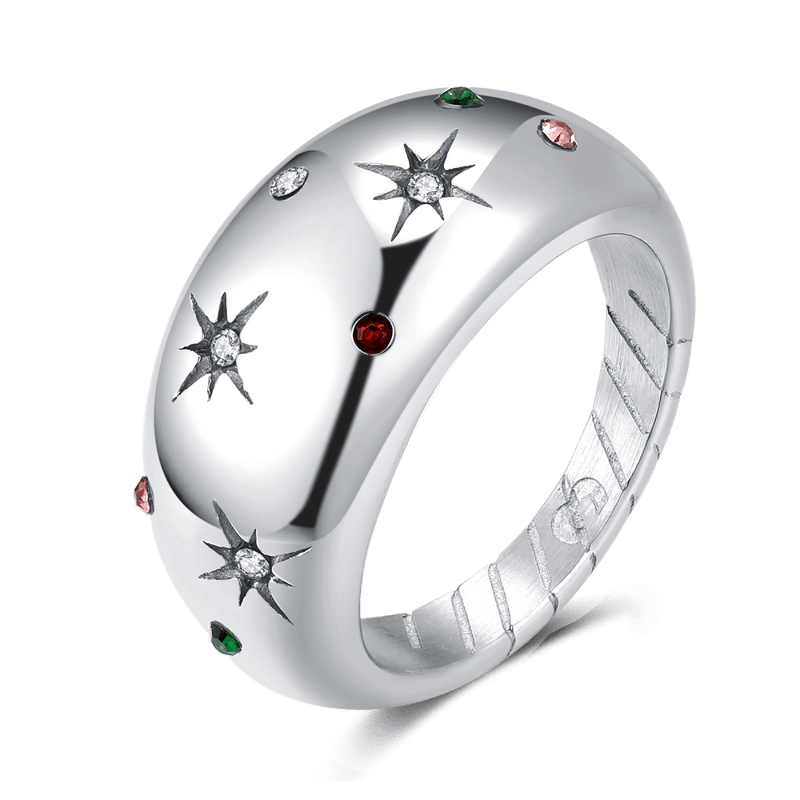 Drei leuchtende Ringe
