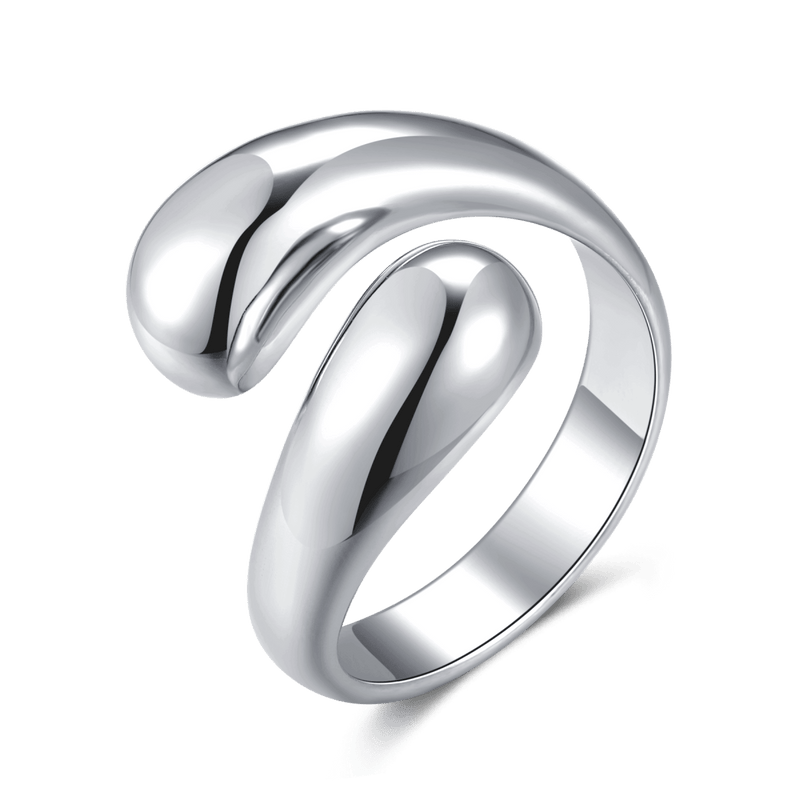 Bague extrémités rondes