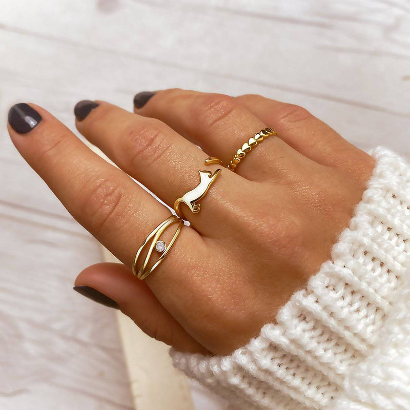 Bague chat
