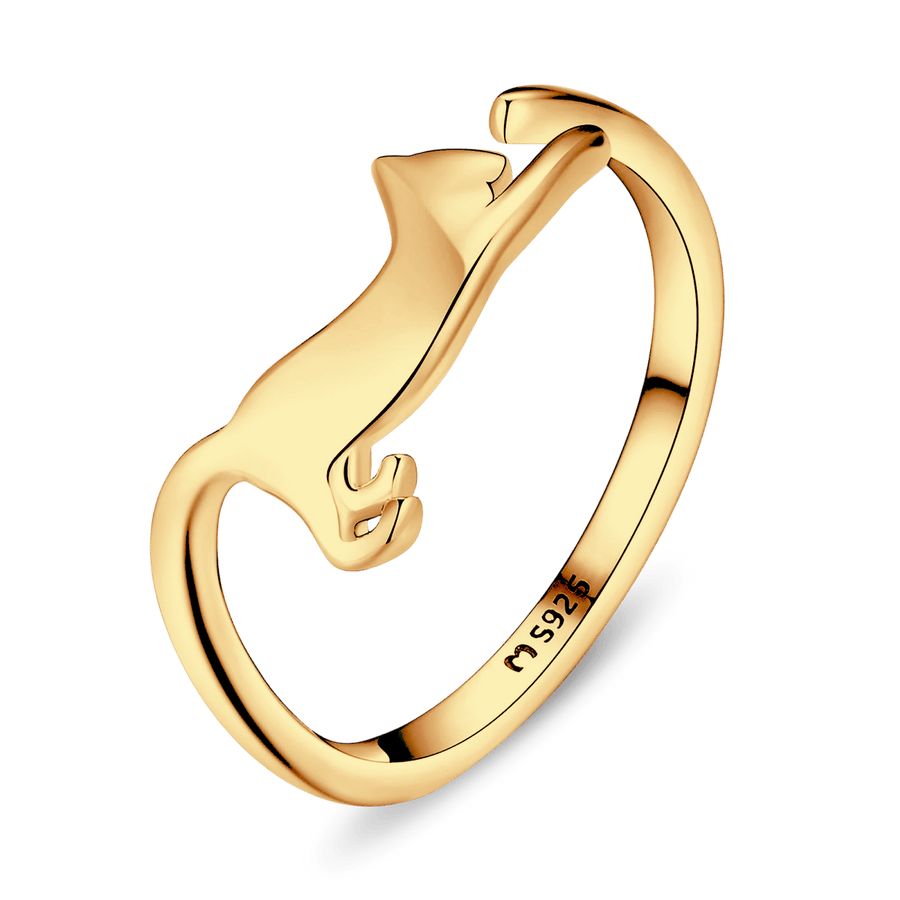 Bague chatmignon · Plaqué Or 18K