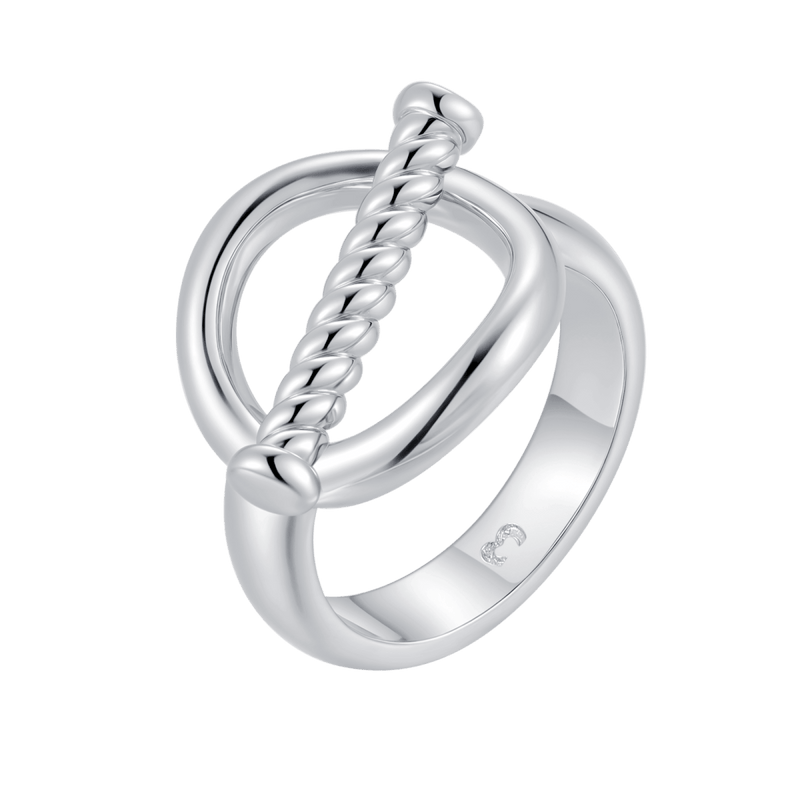 Bague torsade