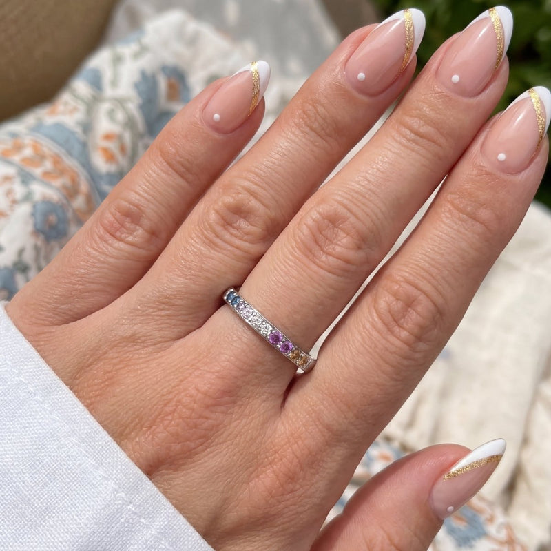 Bague fil de couleurs