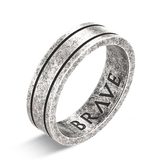 Bague homme BRAVE basalte