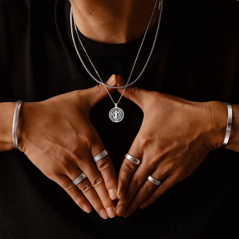 Bague homme BRAVE basalte
