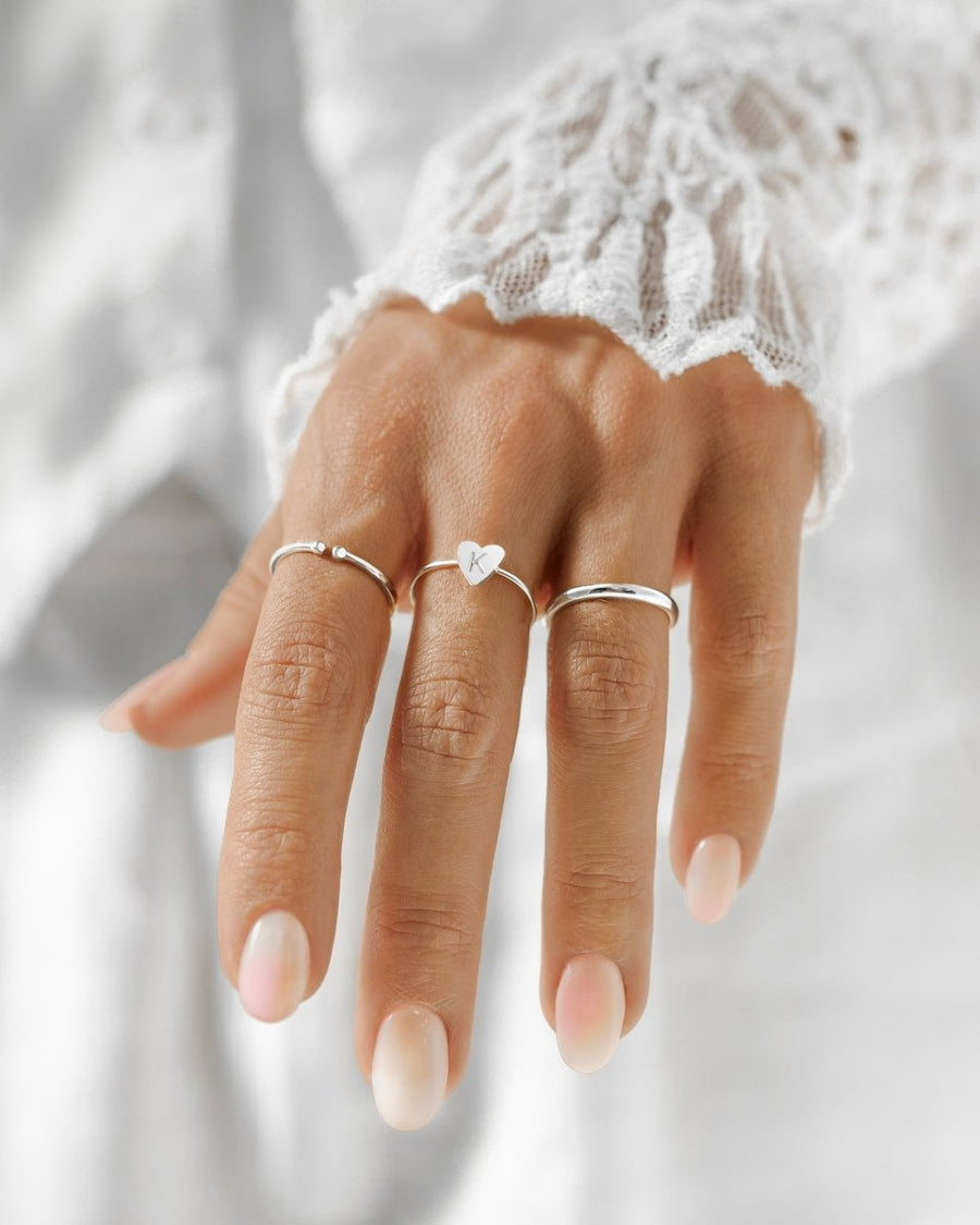 Anello con iniziale