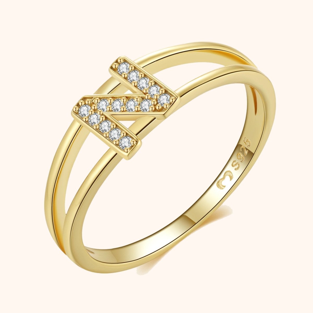 Anillo Iniciales Doradas - LePetiteMarie