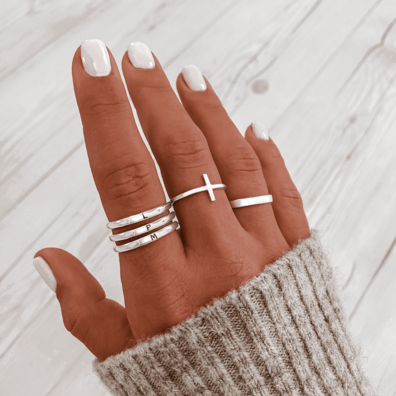 Bague Initial Letter