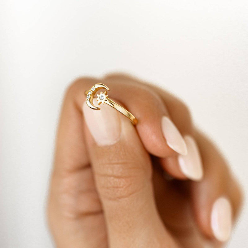 Bague Lune et Soleil