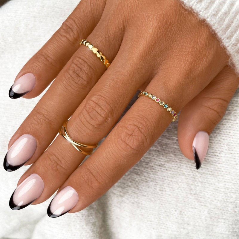 Bague midi double