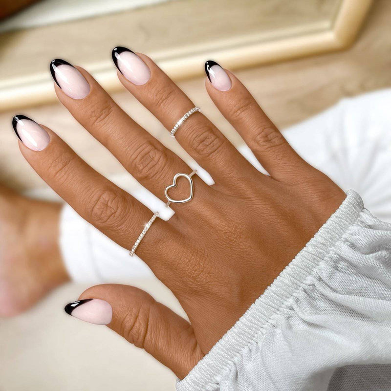 Bague cœur minimaliste