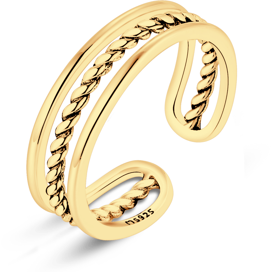 Königinnenring · 18K Goldplattierung