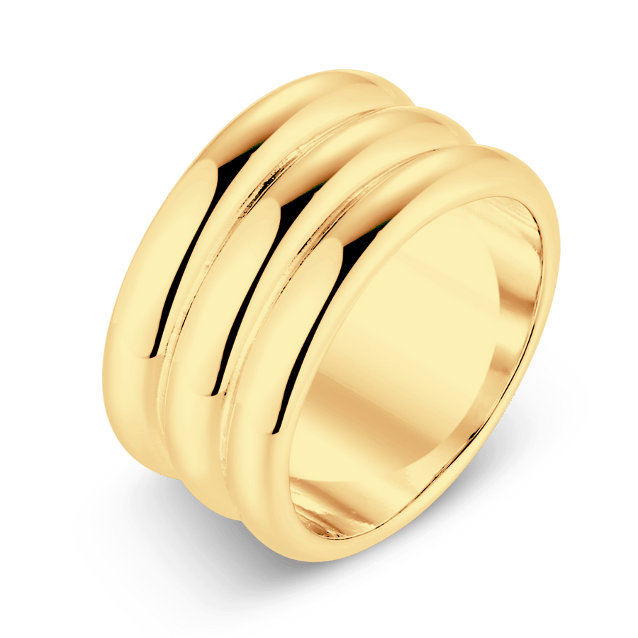 Bague romaine · Plaqué Or 18K / 5