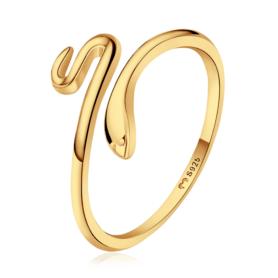 Bague Serpent · Plaqué Or 18K
