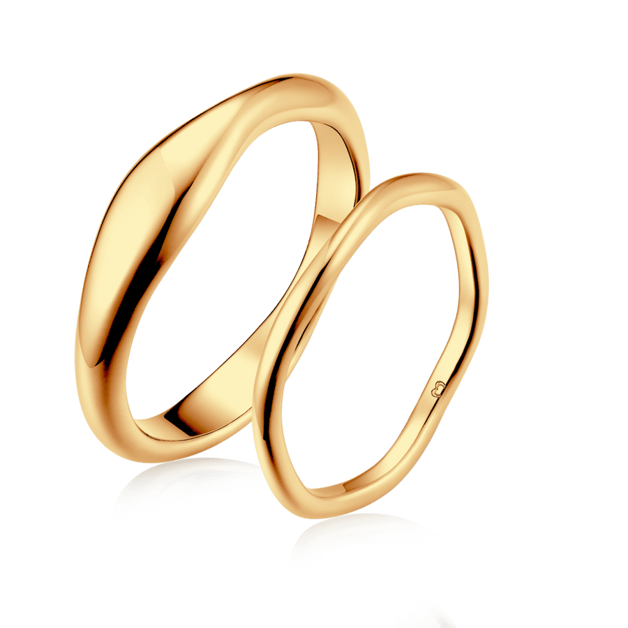 Bague double · Plaqué Or 18K / 5