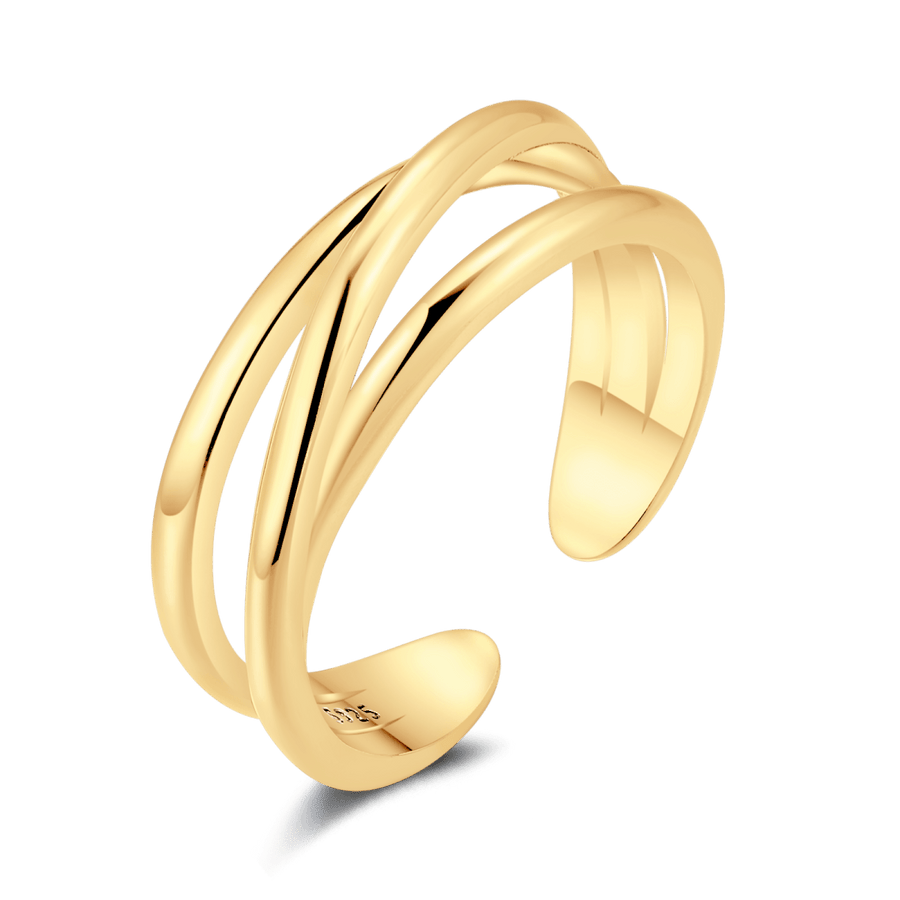 Bague ouverte · Plaqué Or 18K