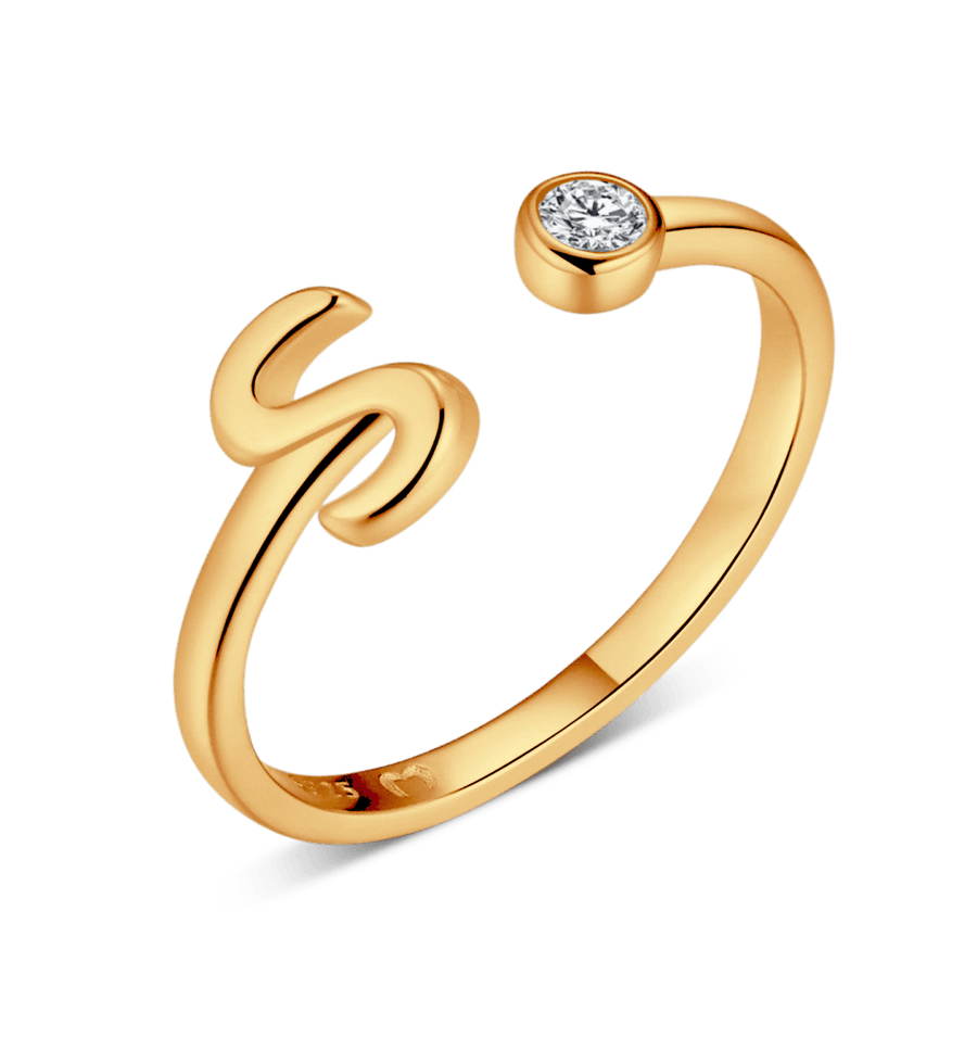 Bague Top Letter