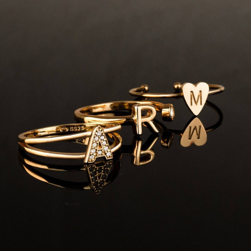Bague Top Letter