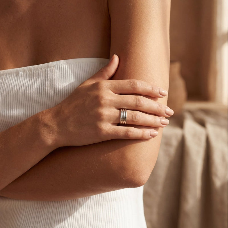 Bague triple bande