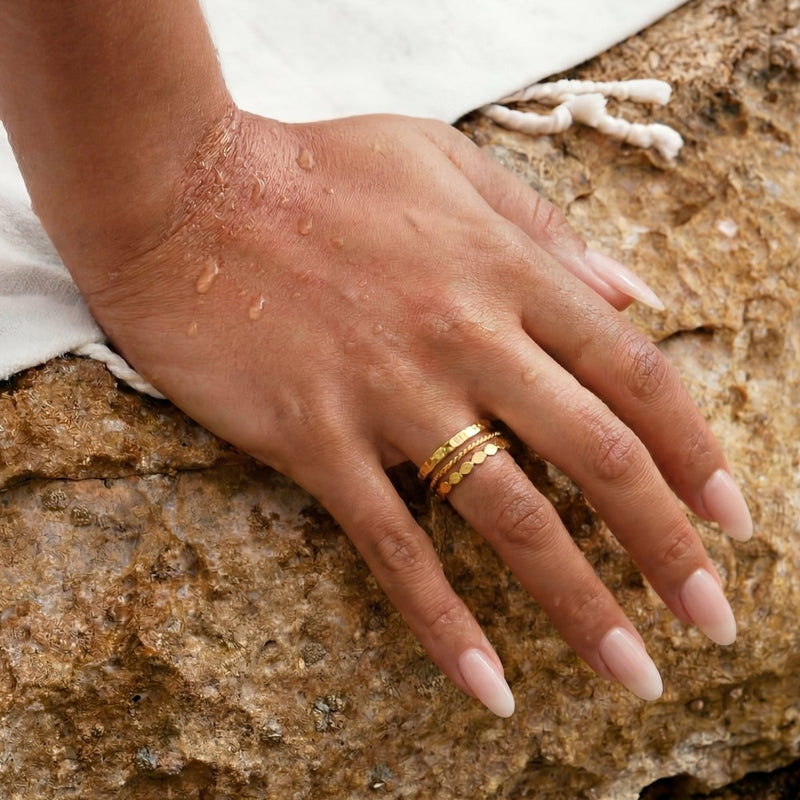 Bague triple design