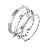 Bague triple design