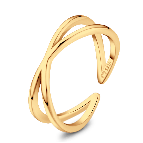 Bague Xena · Plaqué Or 18K