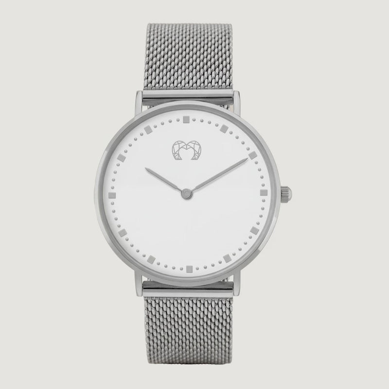 Montre Juliet ~ Argent blanc