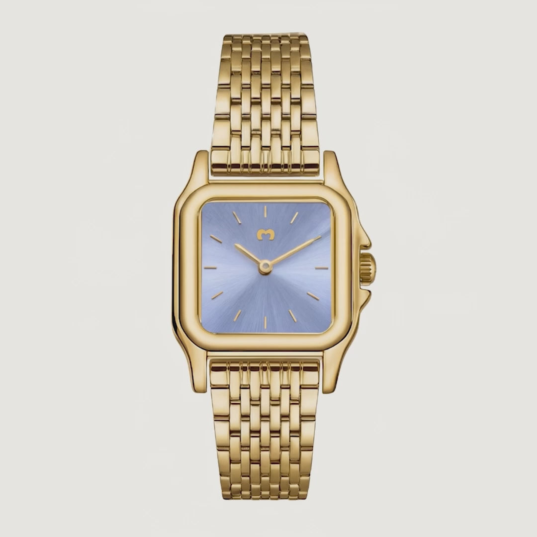 Montre ~ Hampton Gold-Blue